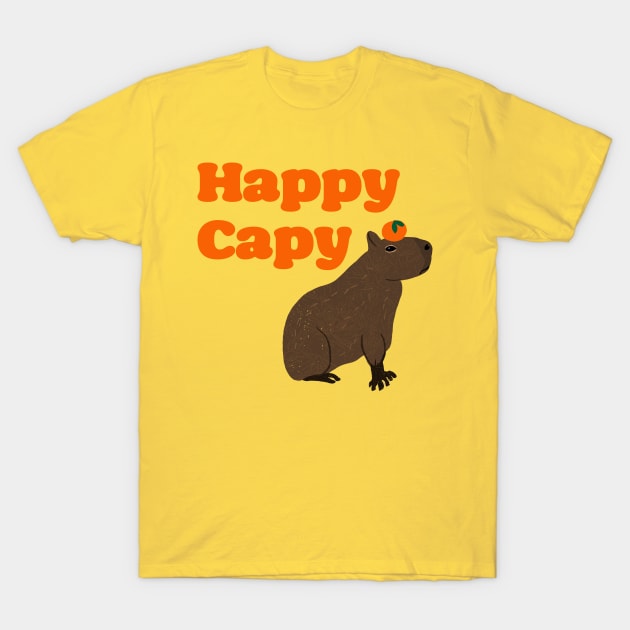 Happy Capy T-Shirt by Oz & Bell